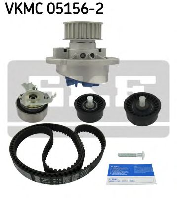 VKMC 05156-2 SKF Комплект ГРМ (ремінь + ролик + водяний насос)1